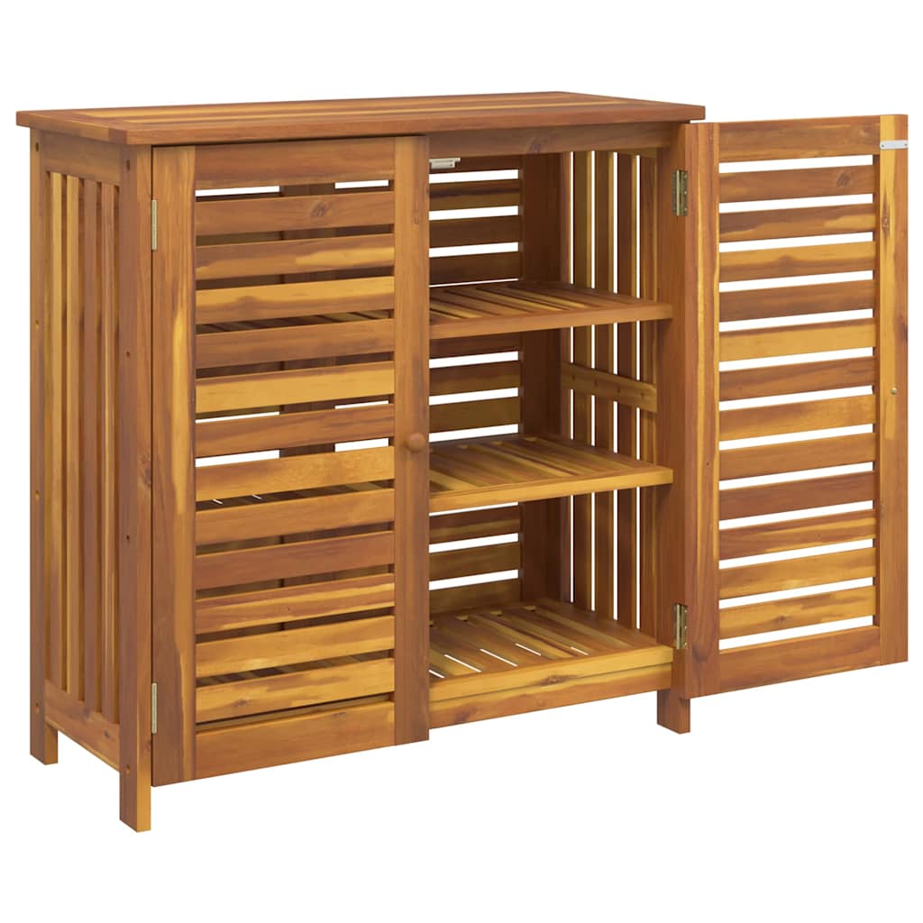 Garden Cabinet with Storage with Door Brown 90 x 40 x 90cm